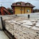 Travertin lomljeni - Beli